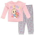 thumbnail image 1 of CoComelon JJ Infant Baby Girls Sweatshirt and Jogger Pants Set Infant to Toddler, 1 of 5