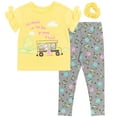 thumbnail image 1 of CoComelon JJ Infant Baby Girls T-Shirt Leggings and Scrunchie 3 Piece Outfit Set Infant to Toddler, 1 of 5