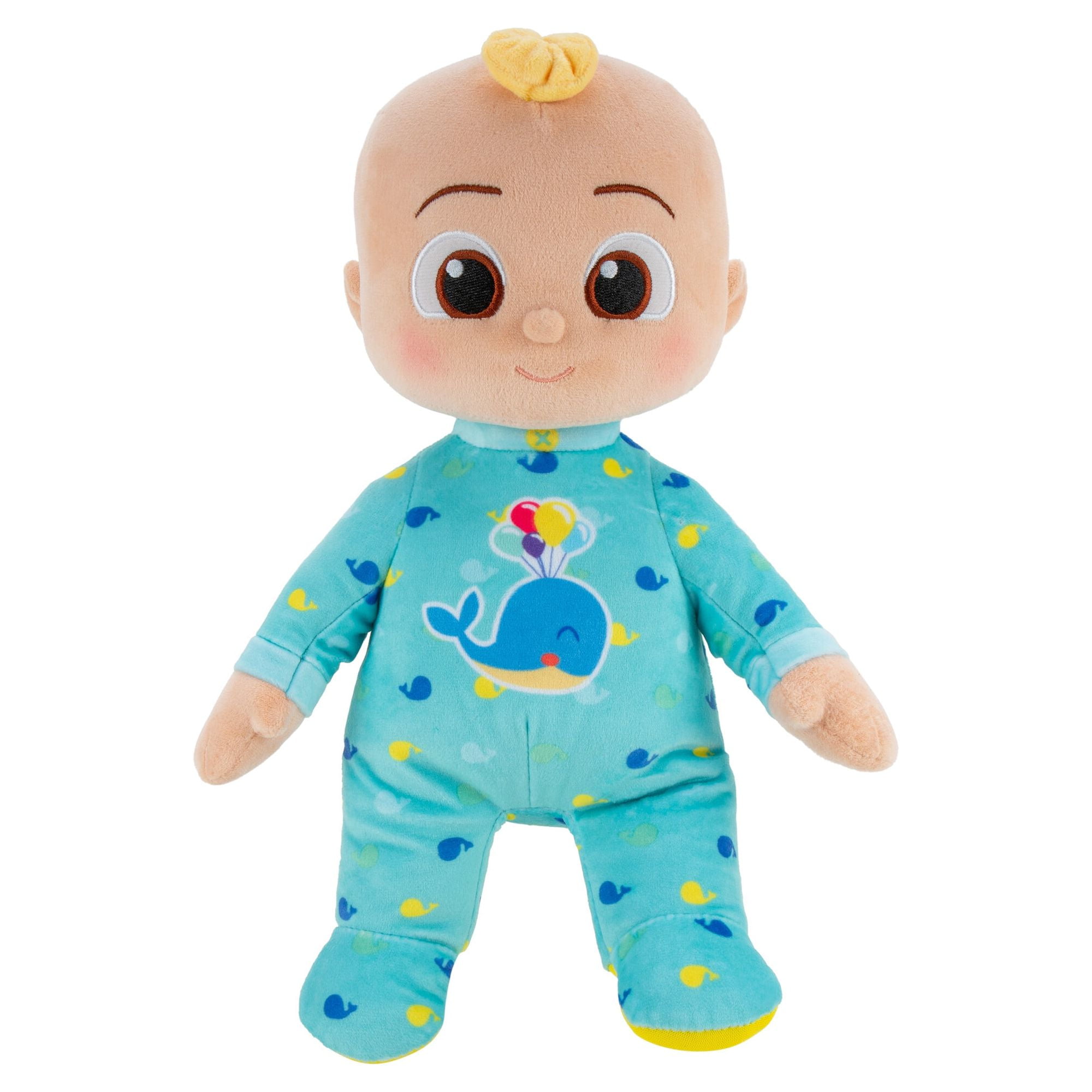 CoComelon Musical Glow Light up JJ Plush Nighttime Snuggle up 10-Inch Plush Toddler Toys for Kids