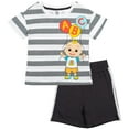thumbnail image 1 of CoComelon JJ T-Shirt and French TerryShorts Outfit Set Toddler, 1 of 5