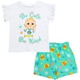 thumbnail image 1 of CoComelon JJ Toddler Girls T-Shirt and Shorts Outfit Set Infant to Toddler, 1 of 5