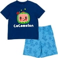 thumbnail image 1 of CoComelon JJ Yoyo Tomtom Toddler Boys T-Shirt and French Terry Shorts Outfit Set Infant to Toddler, 1 of 5