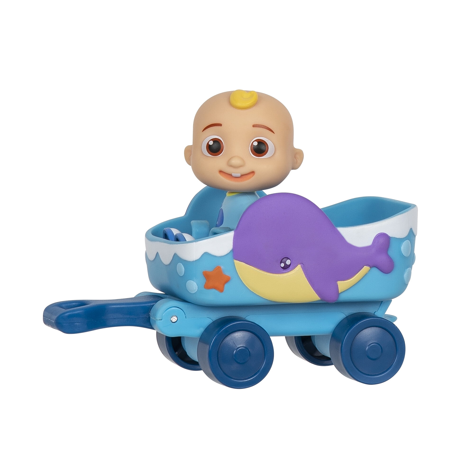 CoComelon Lane JJs Whaley Wagon - Features JJ and a Blue Whale Free-wheeling Wagon