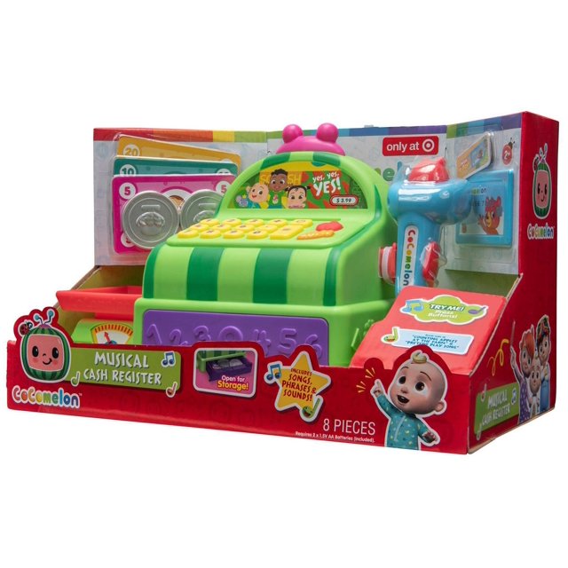 New CoComelon Toys Playset - Musical Cash Register - Walmart.com