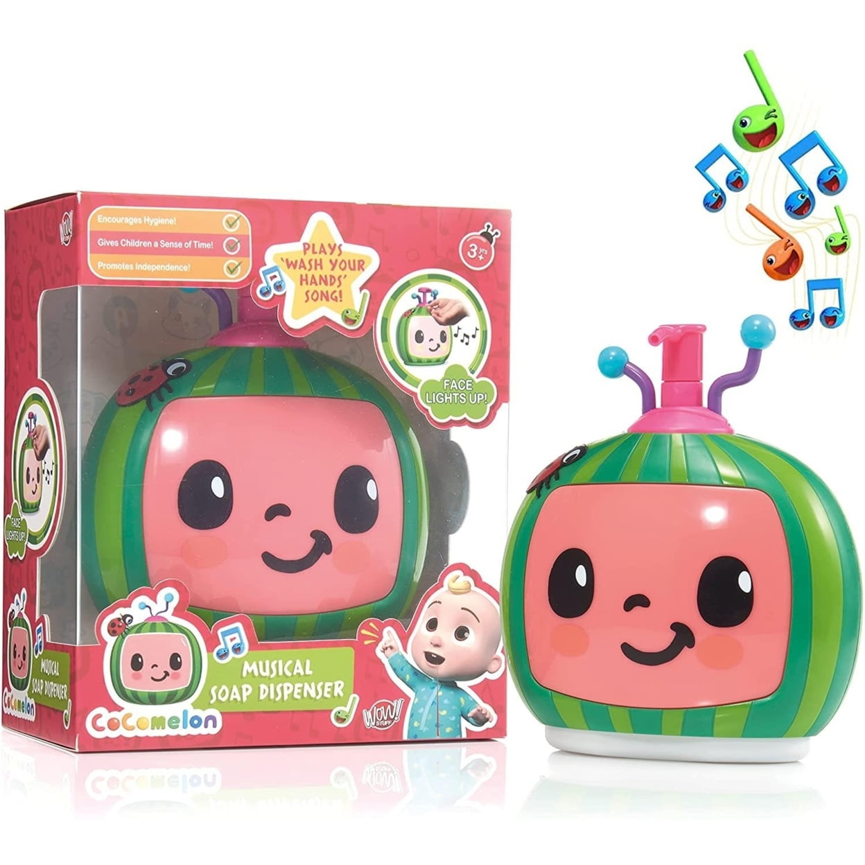 CoComelon Musical Soap Dispenser　ヒビあり　中古 CoComelon Musical Soap Dispenser Wash Your Hands Song Lights