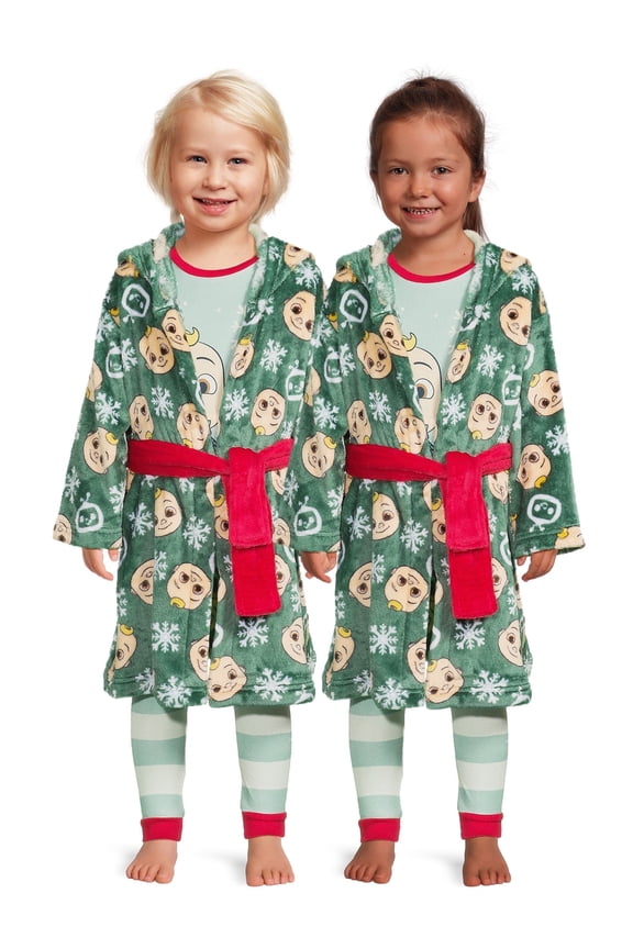 Pajamas and Robe Set, 3-Piece (18M)