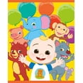 thumbnail image 1 of Cocomelon Plastic Loot Bags Sturdy, Vibrant, & Fun Design Party Supplies, Perfect For Kid's Birthday Party & Themed Celebration - Pack Of 8, 1 of 2