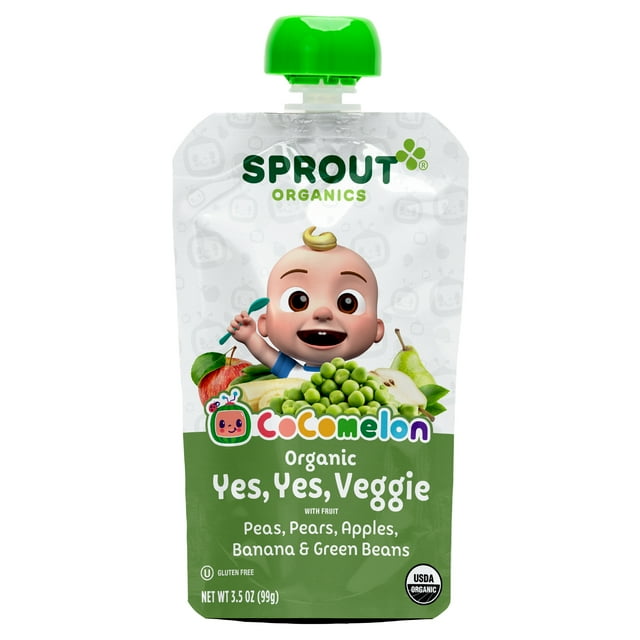 Sprout Organics Stage 3 Baby Food, Organic Yes, Yes, Veggie