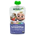 thumbnail image 1 of CoComelon Sprout Organics Toddler Food, Organic Berry Grape Dairy Free Smoothie, 4 oz Pouch, 1 of 8