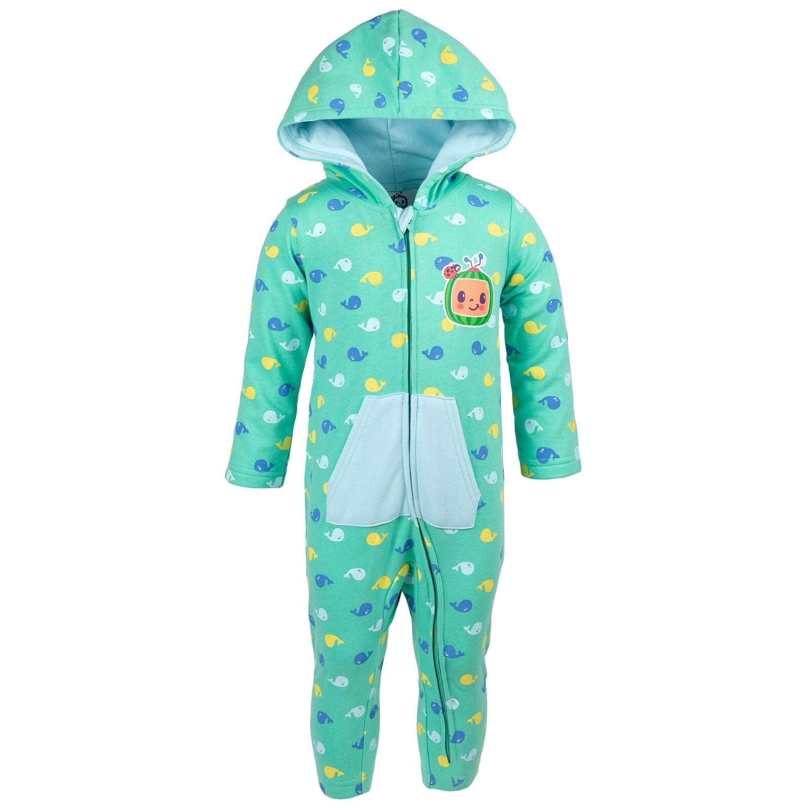CoComelon Toddler Boy Girl Fleece Coverall Pink 2T