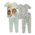 thumbnail image 1 of CoComelon Toddler Boys' 4-Piece Snug-fit Cotton Pajamas Set Stripes/Grey, 18M, 1 of 5