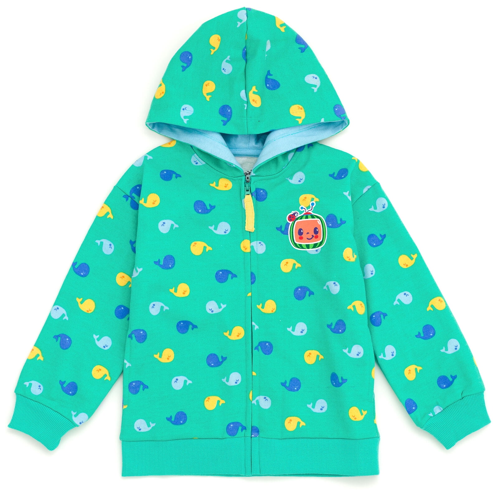 Toddler Boys Fleece Zip Up Hoodie Green 4T