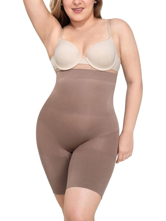 High Waisted Short, Tummy Control. Waist Slimming and Back Smoothing.