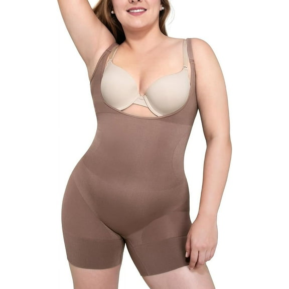 CoCoon Shapewear Bodysuit Open Bust Tummy Control, Seamless Shaperwear for women
