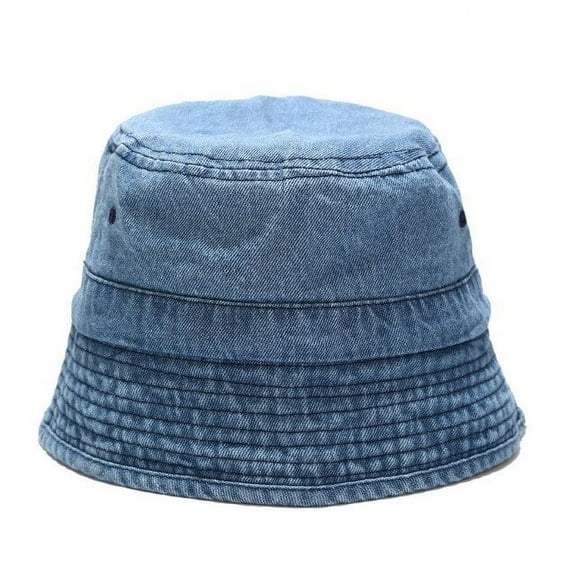 CoCopeanut 2021 New Foldable Fisherman Hat Washed Denim Bucket Hats Fashion Bob Caps Hip Hop Gorros Women Panama Outdoor Bucket Cap Travel