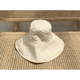 thumbnail image 1 of CoCopeanut 2021 New Summer Autumn Large Brim Fisherman Hat Women Cotton Linen Round Dome Bandage Bow Big Foldable Sun Hats Fishermen Hat, 1 of 6