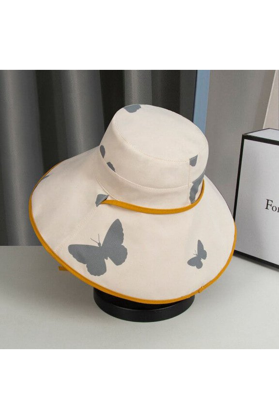 2021 Summer Solid Bucket Hats for Women Bob Caps Hip Hop Women Autumn Butterfly Panama Cap Beach Sun Fishing Lady Fisherman Hat