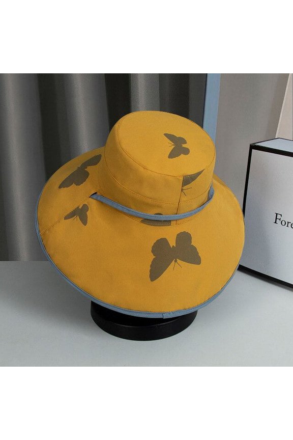 2021 Summer Solid Bucket Hats for Women Bob Caps Hip Hop Women Autumn Butterfly Panama Cap Beach Sun Fishing Lady Fisherman Hat