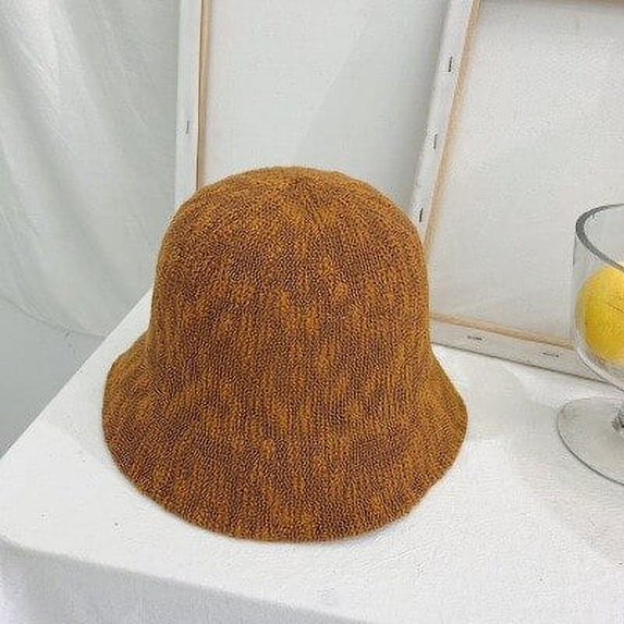 CoCopeanut Baru Kapas Benang Ember Topi untuk Wanita Gadis Fashion Solid Panama Memancing Topi Musim Gugur Kolam Datar Fisherman Topi Bonnet Femme hadiah