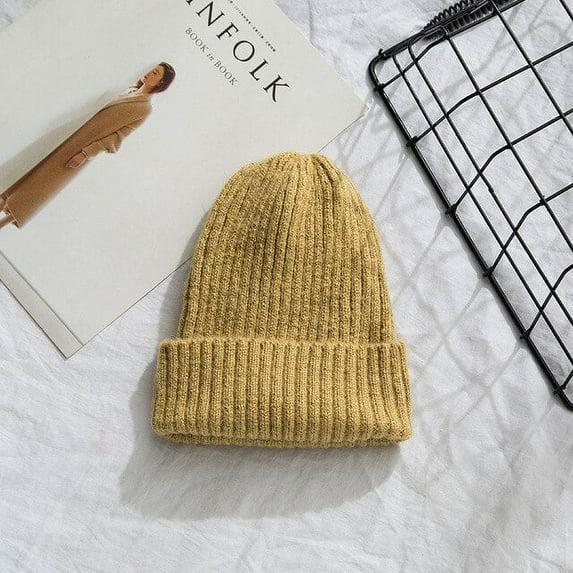 CoCopeanut Baru Kualitas Tinggi Garis Vertikal Musim Dingin Topi untuk Wanita Rajutan Beanies Tebal Hangat Vogue Pria Topi Wanita Topi Wanita Beanie topi