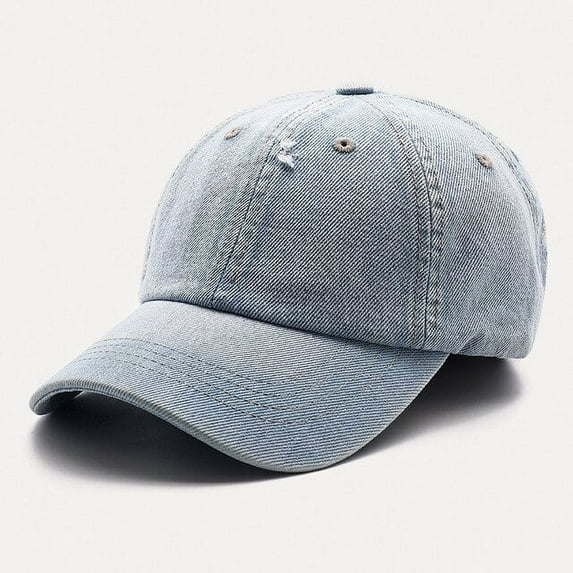 CoCopeanut Baru Pria Wanita Musim Panas Musim Gugur Fashion Dipakai Denim Cap Rekreasi Visor Topi Tren Lubang Topi Bisbol Hip Hop Olahraga topi Gorros