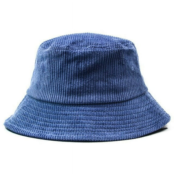 CoCopeanut Blank Corduroy Bucket Hat for Women Autumn Winter Plain Men Panama Outdoor Hiking Beach Fishing Cap Sunscreen Female Sun hat Bob