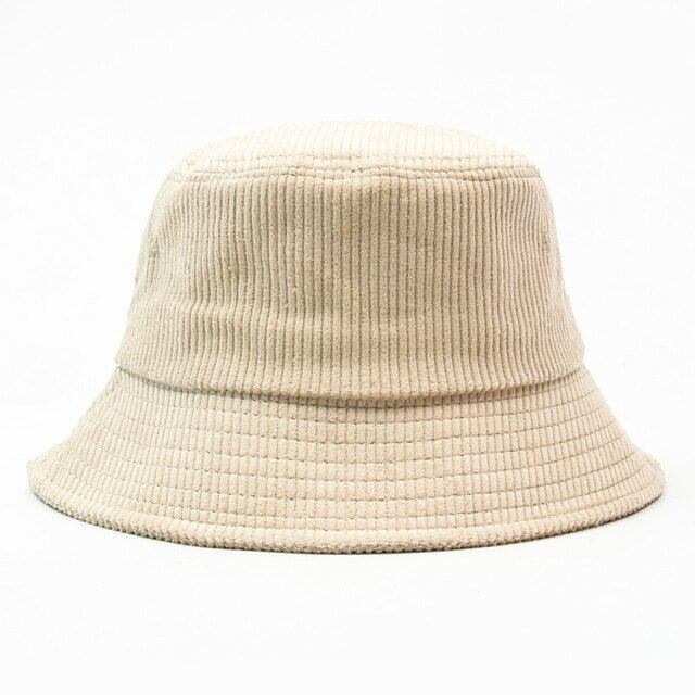 CoCopeanut Blank Corduroy Bucket Hat for Women Autumn Winter Plain Men  Panama Outdoor Hiking Beach Fishing Cap Sunscreen Female Sun hat Bob | Trucker Caps
