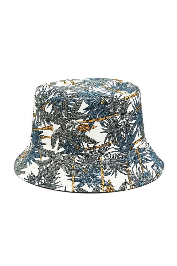 Dua Sisi Ember Topi Pria Wanita Daun Maple Ember Topi Hip Hop Nelayan Panama Topi Kapas Musim Panas Luar Ruangan Kasual SWAG Bob Visor