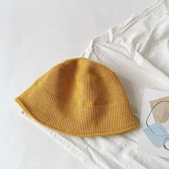 CoCopeanut Fashion Bayi Merajut Tabir Surya Floppy Ember Cap Padat Vintage Musim Gugur Musim Dingin Topi Hip Hop Anak-anak Topi Anak Topi