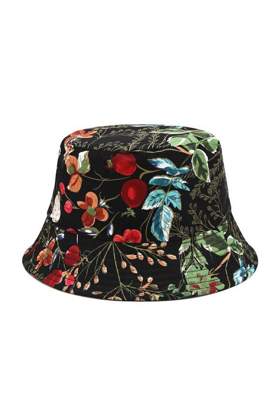 Fashion Berburu Boonie Ember Topi Unisex Memancing Poliester Liburan Sederhana Perjalanan Pria dan Wanita, Visor Berkemah Musim Panas Topi Musim Gugur