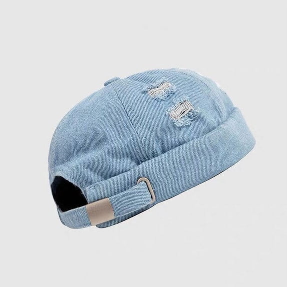 CoCopeanut Fashion Fold Skullcap Retro Men Sailor Cap Women Warm Rolled Cuff Bucket Cap Brimless Hat Adjustable Winter Hat Bonnet Beanies