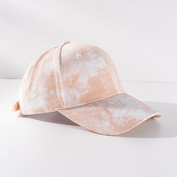 CoCopeanut Fashion Snapback Baseball Cap Women Gorra Cap Street Hip Hop Caps Tie-dyed Hats for Ladies Black Grey Baseball Cap Men's Sun Hat