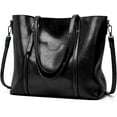 thumbnail image 1 of CoCopeanut Faux Leather Tote Bag for Women Large Capacity Handbag Top Handle Satchel Fashion Shoulder Bag Crossbody Bag Purse, 1 of 7