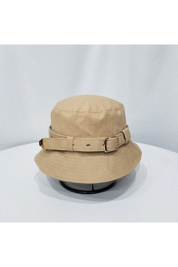 Kualitas Tinggi Soild Pita Ember Topi Wanita Musim Panas Musim Gugur Kapas Bernapas Rekreasi Bob Topi Outdoor Trave Kasual Dome Panama cap