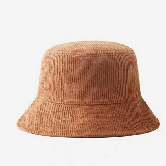 CoCopeanut New Corduroy Bucket Hats Women Casual Fisherman Hat Men Autumn Winter Warm Basin Hat Plain Shade Cap Panama Solid 9 Colors