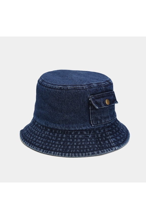 New Fashion Foldable Fisherman Hat Women Summer Cotton Bucket Hat Washed Denim Bucket Hats Bob Caps Hip Hop Gorros Men Women
