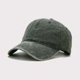 thumbnail image 1 of CoCopeanut New Men Baseball Cap Outdoor Summer Solid Color Washed Retro Distressed Hat Ladies Hat Park Outdoor Popular Unisex Dad Cap Women, 1 of 6