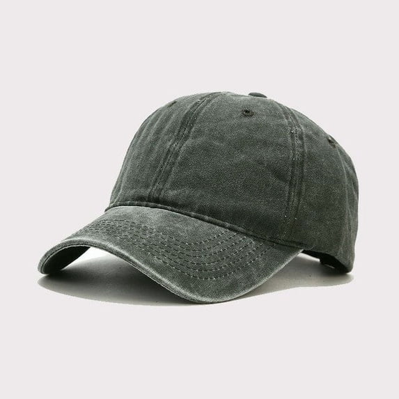 CoCopeanut New Men Baseball Cap Outdoor Summer Solid Color Washed Retro Distressed Hat Ladies Hat Park Outdoor Popular Unisex Dad Cap Women