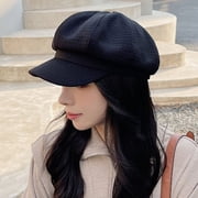 CoCopeanut New Trendy Navy Sun Hat Casual Military Caps Woman Cotton Beret Flat Hats Captain Cap Trucker Vintage Sport Womens Hat