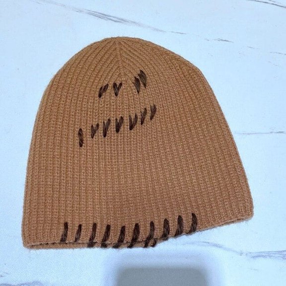 CoCopeanut New Womens Beanie Hat Warm Autumn Women Knitting Beanie Hat Cuff Beanie Watch Cap for Girls Winter Skull Hats for Female Present