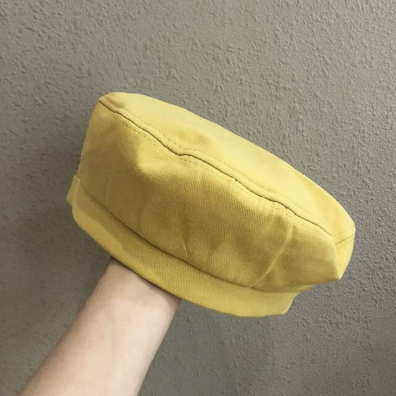 CoCopeanut Padat Kapas Wanita Baret Musim Gugur Musim Dingin Oktagonal Cap Topi Bergaya Seniman Pelukis Tukang Koran Topi Outdoor Topi Baret Boinas Hadir