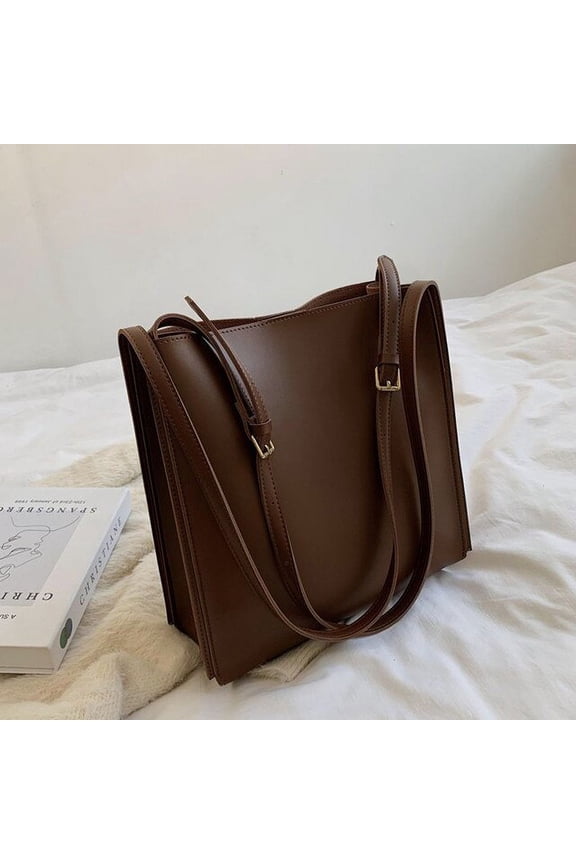 Quality Women Tote Bag Shoulder Leather Handbag Designer Luxury Totes Large Capacity Solid Color Shopper Bag Women Bolsos