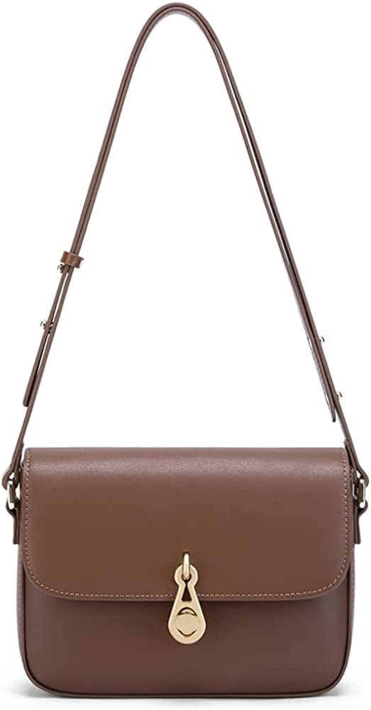 Cocopeanut Boston Bag for Women Genuine Leather Handbag Top Handle Satchel Large Capacity Shoulder Bag Crossbody Bag Purse, Adult Unisex, Size