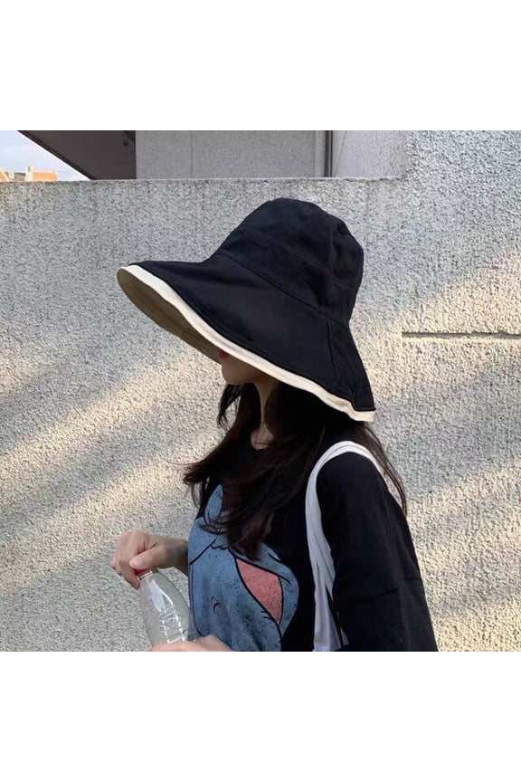 CoCopeanut Solid Bucket Hat Two Side Wear Unisex Bob Caps Hip Hop Gorros Women Summer Panama Cap Beach Sun Fishing Boonie Hat Ladies Cap