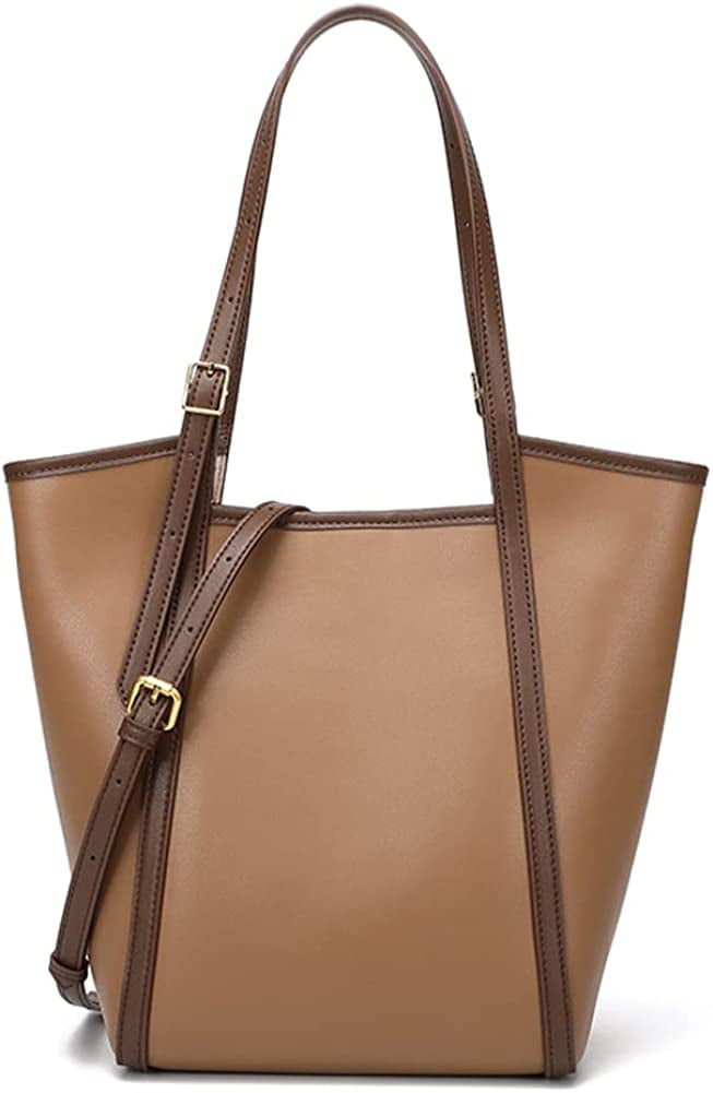 Large genuine leather 2025 tote bag