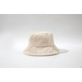 thumbnail image 1 of CoCopeanut Topi Ember Bulu Kelinci Buatan Mode 2021 Topi Nelayan Tebal Hangat Musim Gugur Musim Dingin Wanita Topi Baskom Mewah Panama Topi Wanita, 1 of 6