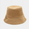 thumbnail image 1 of CoCopeanut Topi Ember Musim Gugur Musim Dingin Topi Nelayan Solid Topi Surya Korduroi Topi Hip-Hop Dapat Dibalik Topi Berburu Dapat Dilipat Topi Memancing untuk Wanita, 1 of 6