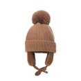 thumbnail image 1 of CoCopeanut Topi Kupluk Anak-anak Rajutan Topi Bomber Topi Bayi Laki-laki Perempuan Topi Anak Perempuan Musim Gugur Musim Dingin Anak-anak Hangat Topi Bomber Topi untuk Anak-anak, 1 of 6