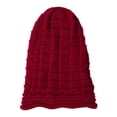 thumbnail image 1 of CoCopeanut Topi Musim Dingin Lipat Baru 2021 untuk Wanita Topi Rajut Padat Keren Beanie Wanita Musim Gugur Anak Perempuan Topi Kasual Topi Anak Perempuan, 1 of 6