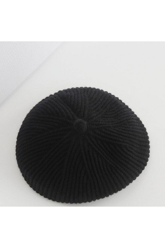 Topi Musim Gugur Musim Dingin Wanita Baru Baret Wol Tebal Baret Artis Perancis Topi Pelukis Wanita Baret Perempuan Topi Beanie Hangat Wanita